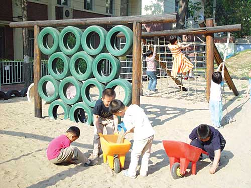 机械机关幼儿园(图)
