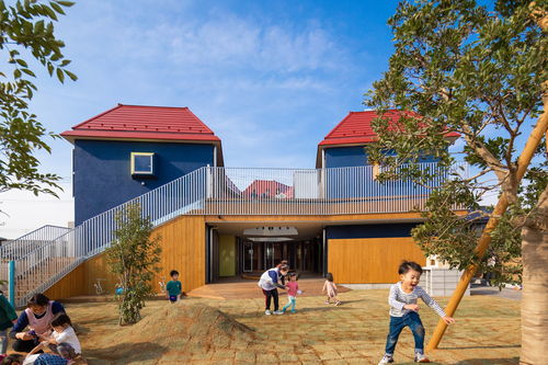 日本千叶流山市KidsLabo保育园 融合自然与科技的幼儿园设计奇迹